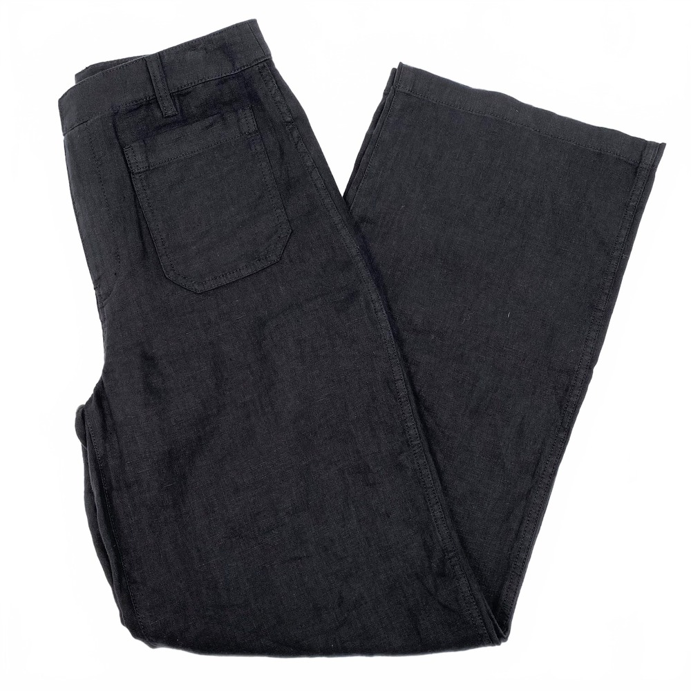 Madewell Black Patch Pocket Wide Leg Pants | Womens 2